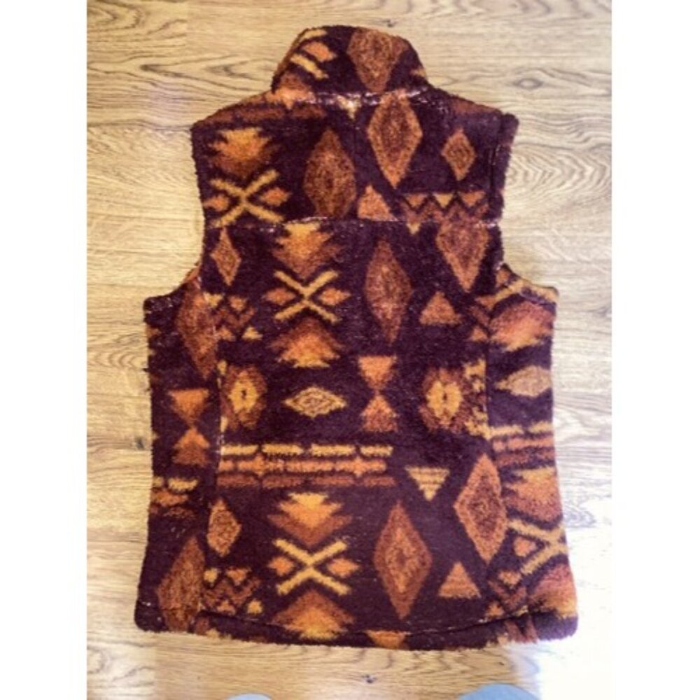 The North Face Womens Aztec Campshire 2.0 Sherpa Fleece Full Zip Vest Medium - Picture 4 of 4